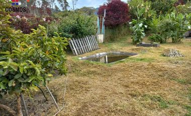 Casa de campo con terreno en Chachimbiro