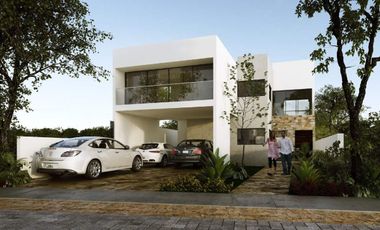 Casa en preventa, residencial Albarella Mod.E Cholul Mérida Yucatán