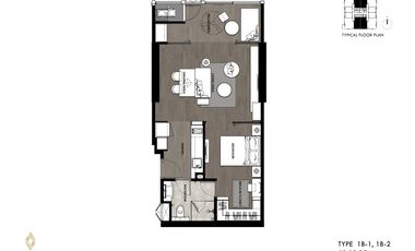 Siamese Exclusive Queens - 1BR+ Type - 1B