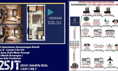 Apartemen dijual di Klangonan, Gresik, Jawa Timur