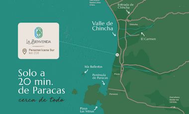 Venta de terrenos en el Condominio La Bienvenida - Chincha