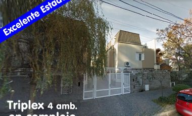 Excelente Triplex 4 amb en Venta Villa Sarmiento