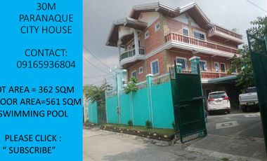 30M House in Paranaque-3Storey