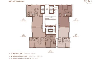 Anil Sathorn 12 - 2BR Deluxe Type 2B-DP
