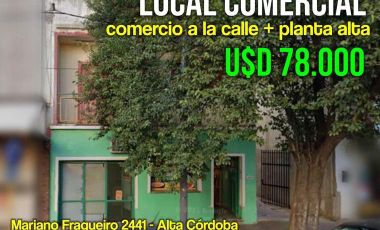 LOCAL - DEPARTAMENTO Alta Córdoba ZONA COMERCIAL