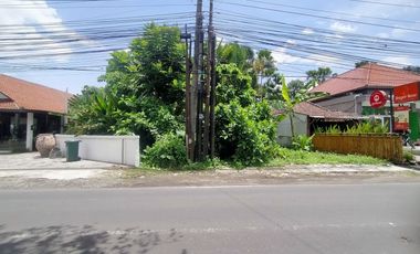 Tanah 400m2 Lokasi Strategis Jalan Utama Raya Canggu