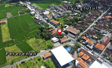 Tanah 400m2 Lokasi Strategis Jalan Utama Raya Canggu