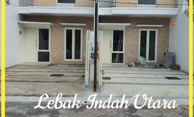 Dijual 2 Jejer Rumah 2 lantai Baru Gress di Lebak Indah Utara Surabaya