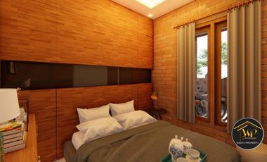 RUMAH DESIGN ETNIK HARGA TERMURAH DEKAT CANDI