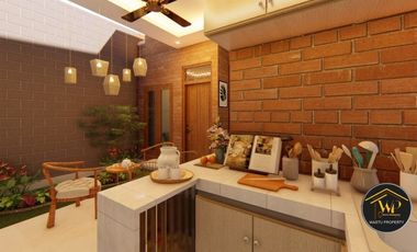 RUMAH DESIGN ETNIK HARGA TERMURAH DEKAT CANDI