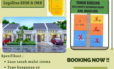 Rumah legalitas lengkap lokasi salam magelang hanya 420jt