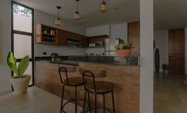 Villa residencial con diseño moderno en Conkal