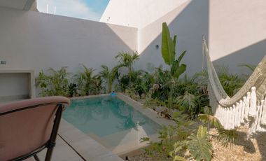 Villa residencial con diseño moderno en Conkal