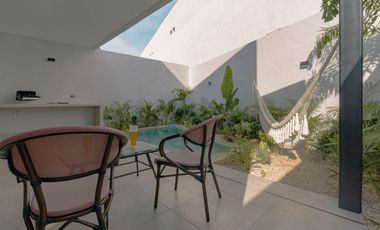Villa residencial con diseño moderno en Conkal