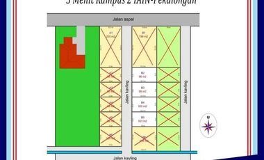 Tanah Kapling Dekat UIN Pekalongan