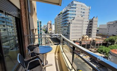 Departamento 2 ambientes amoblado con balcón, patio interno y pileta, Palermo - Alquiler Temporario