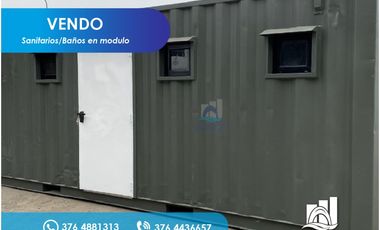 Sanitarios / Baños en modulo transportable de 15 m²
