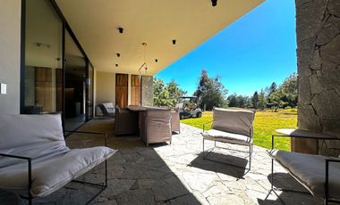 Cabaña de Lujo en Venta Amueblada, Tapalpa Country Club, Jalisco. Campo de Golf