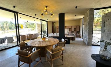 Cabaña de Lujo en Venta Amueblada, Tapalpa Country Club, Jalisco. Campo de Golf