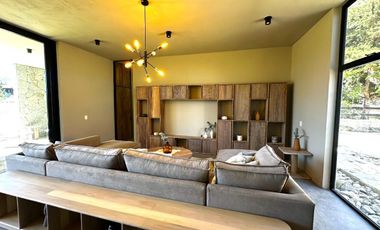 Cabaña de Lujo en Venta Amueblada, Tapalpa Country Club, Jalisco. Campo de Golf