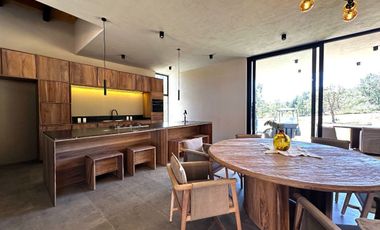 Cabaña de Lujo en Venta Amueblada, Tapalpa Country Club, Jalisco. Campo de Golf