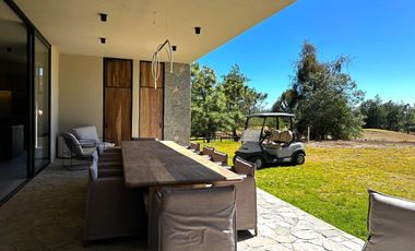 Cabaña de Lujo en Venta Amueblada, Tapalpa Country Club, Jalisco. Campo de Golf
