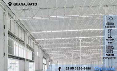 Industrial warehouse for rent in Puerto interior, Guanajuato