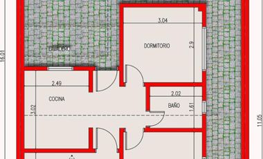 EXCELENTE UBICACION   Chalet de 3 AMBIENTES ubicado a 100 metros de la estación .