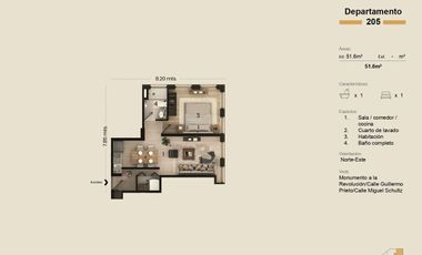 Preventa de departamento en Schultz 81, San Rafael. 205