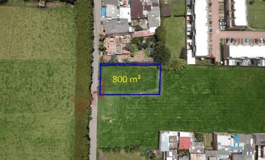 Disponible Lote 800mt de terreno ubicación ideal en zona suburbana de Cajicá-7024