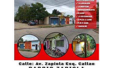 Venta casa MULTIFAMILIAR 2 casas + 3 locales +2 deptos