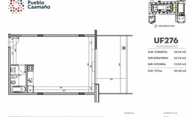 Departamento 1 o 2 amb a estrenar