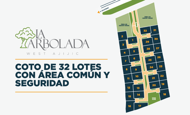 Terrenos en Venta en Fraccionamiento La Arbolada, Chapala-Ajijic