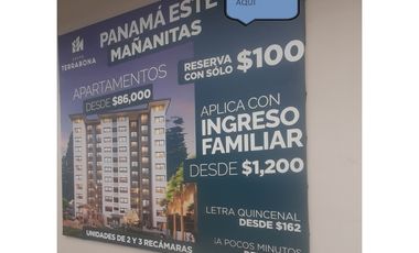 Venta de Apartamentos en Mañanitas; NUEVOS, Cerca del Metro Tren