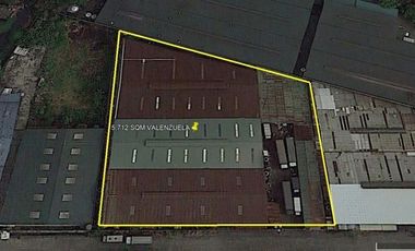 LAWANG BATO VALENZUELA CITY LOT @ 5,712 SQM WITH 3-VACANT WAREHOUSE AS IS