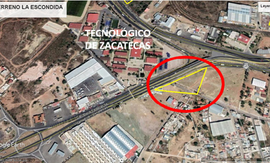 Terreno Comercial en Venta en Zacatecas, Zac. En La Escondida