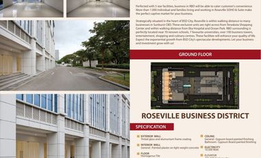 Rukan Roseville SIAP PAKAI Mewah Dengan Lift Lokasi Ramai