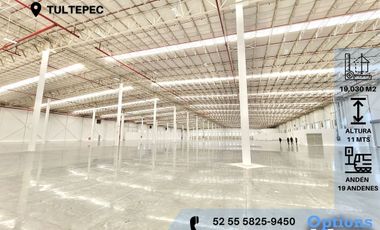 Incredible opportunity to rent an industrial warehouse in Tultepec