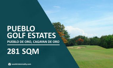 Upscale Residential Lot for Sale in Pueblo Golf Estates