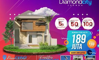 Terpercaya. WA 0812–3300–2871, Perumahan Baru Dekat Juanda Hanya 100 Juta-an, Diamond City juanda 1