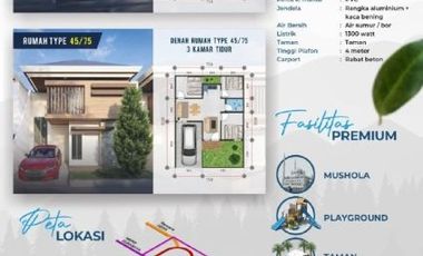 Terpercaya. WA 0812–3300–2871, Perumahan Baru Dekat Juanda Hanya 100 Juta-an, Diamond City juanda 1