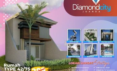 Terpercaya. WA 0812–3300–2871, Perumahan Baru Dekat Juanda Hanya 100 Juta-an, Diamond City juanda 1