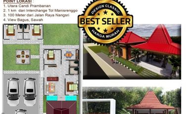 WOW, JOGLO KLASIK KAYU JATI ALA SULTAN DI UTARA PRAMBANAN, HARGA MURAH BANGET