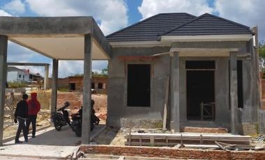 di jual rumah cluster mulai type 45 di jl delima - panam