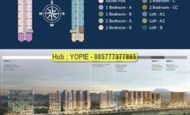 Di jual apartemen murah fasilitas lengkap di sentul bogor