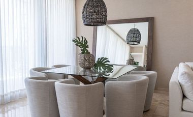 Condominio de lujo con terraza, bar, petfriendly, alberca en venta Cancún.