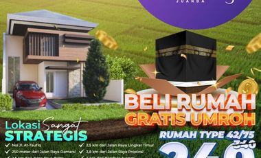 DISKON 100 JUTA, Rumah Sidoarjo Harga 240 Jutaan