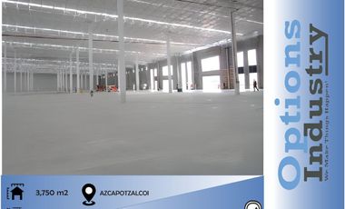 Rent now a new warehouse in Azcapotzalco