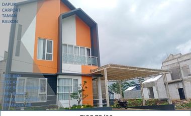 Terluas Rumah 3KT Tipe 75/90 5 menit dari Kota Bisa KPR