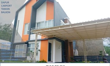 Terluas Rumah 3KT Tipe 75/90 5 menit dari Kota Bisa KPR